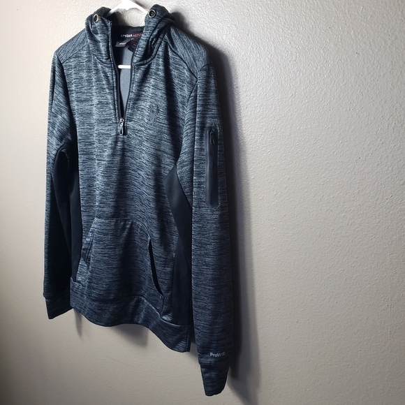Spyder Active ProWeb 1/2 Zip Hoodie Pullover-Size S - Picture 4 of 8